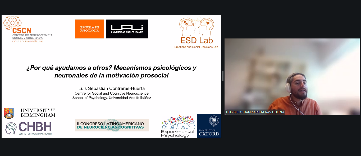 ESDLab participated in the II Latin American Congress of Cognitive Neuroscience
